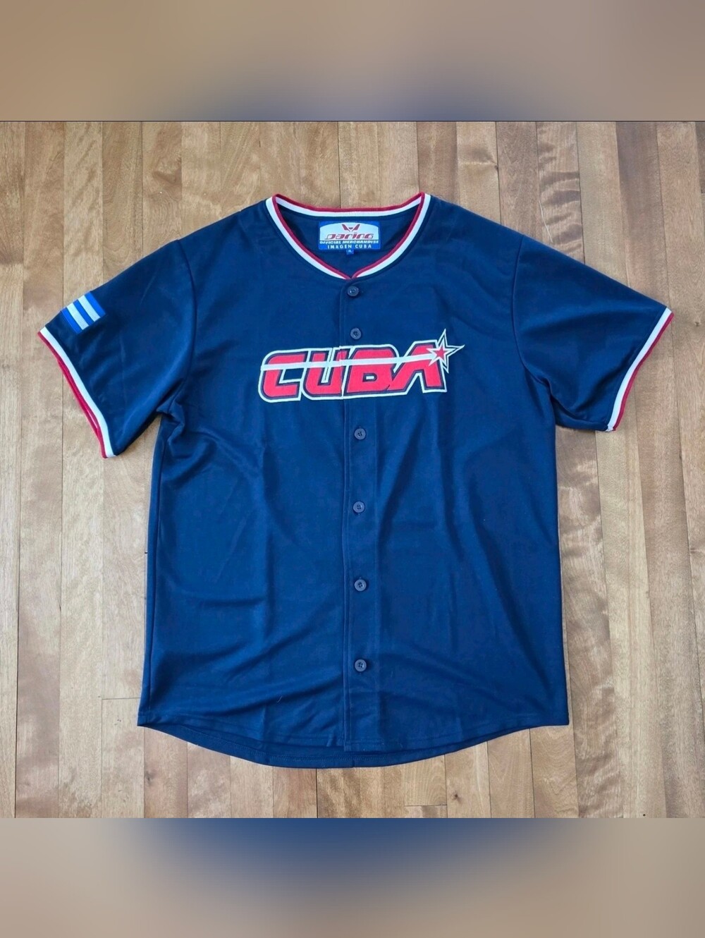 Cuba National Team Daring Baseball Jersey Men's size XL Imagen Cuba